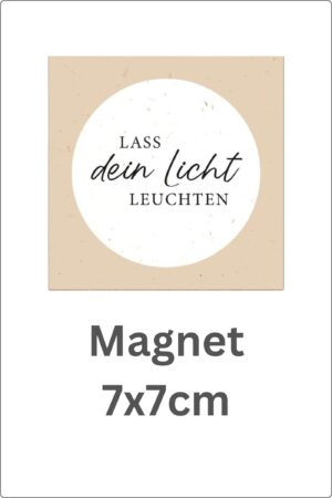 Lass dein Licht leuchten