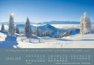 Aufstellkalender - Ewigkeit im Herzen 2026