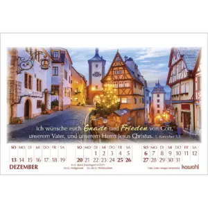 Aufstellkalender - In seinem Licht 2026