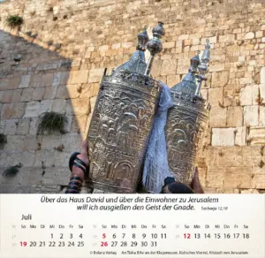 Aufstellkalender - Israel Shalom 2026