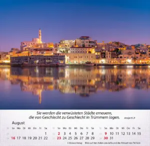Aufstellkalender - Israel Shalom 2026