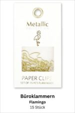 Büroklammern - Flamingo