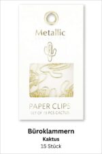Büroklammern - Kaktus