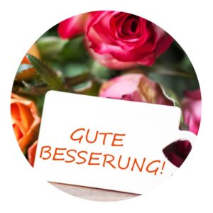 Christliche Grußkarten und Geschenke um Gute Besserung zu wünschen