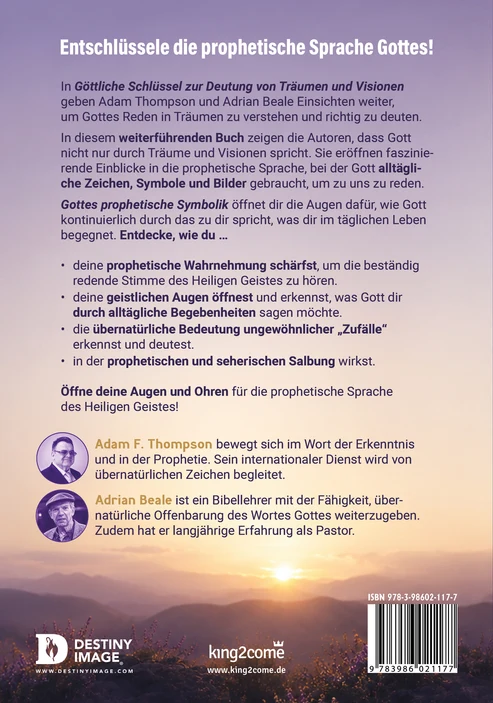 Gottes prophetische Symbolik im Alltag (Rückseite) - Adam F. Thompson
